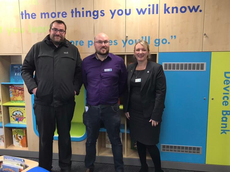 Tom_B88's tweet photo. Last week we attended @St_Peters_Sch on world book day for the grand re-opening of their library. What an amazing space for the children and such awesome costumes. #ItsWhatWeDo @AliLainchbury @PaulCoop9 @stejohcon @PeterBatt3 https://t.co/oYh2DTTMFP