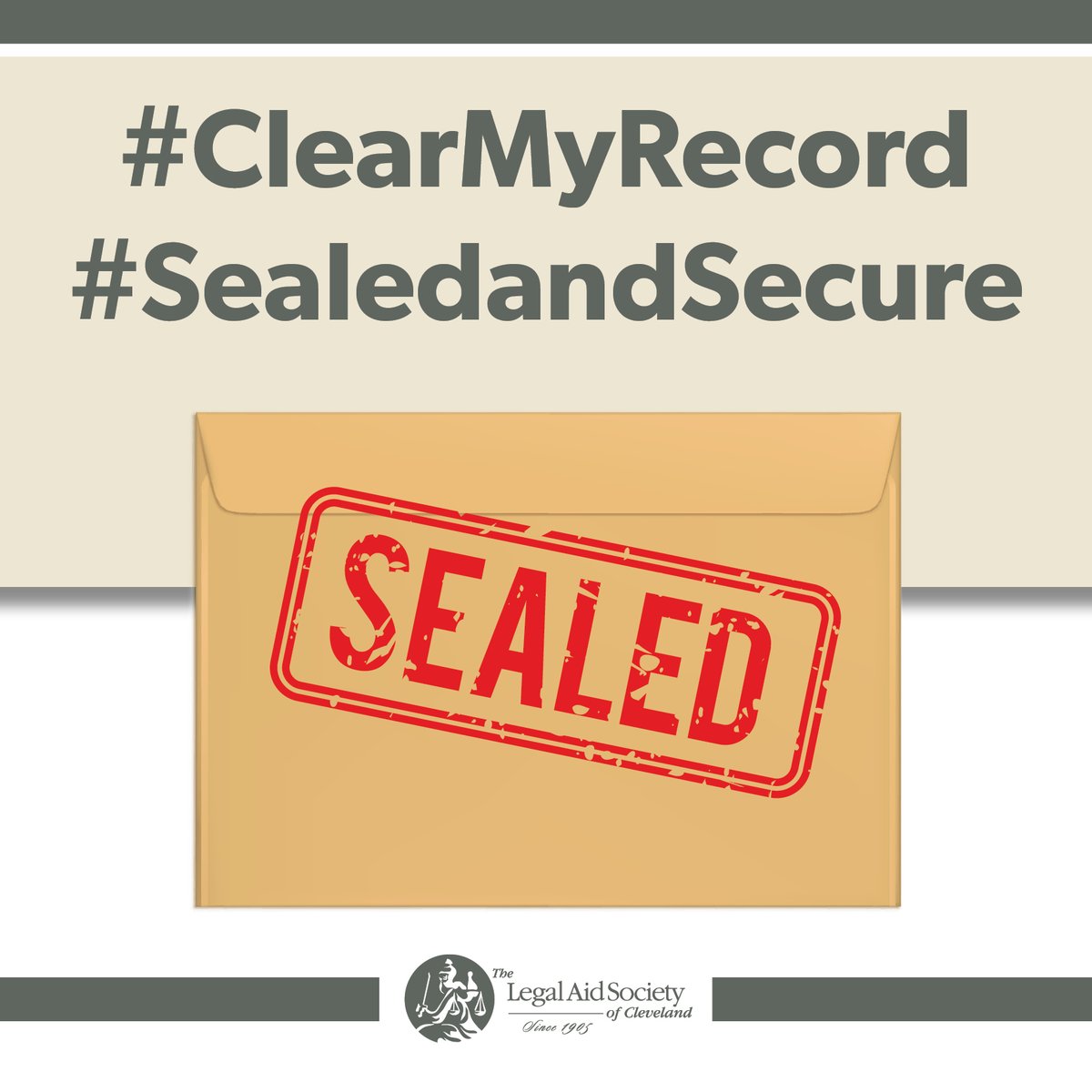 LegalAidCLE's tweet image. Did you know Legal Aid helps people seal their records? If you&apos;re struggling to find a job or housing after being convicted of a crime, Legal Aid may be able to help! Contact us at 888-817-3777 to see if you’re eligible to have your record sealed. #ClearMyRecord #SealedAndSecure
