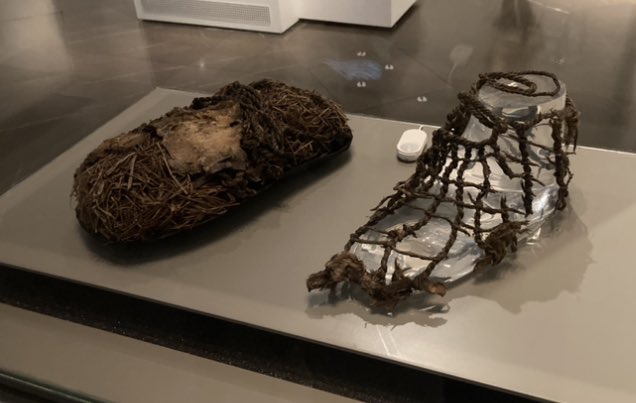 NicoleKilianPhD's tweet photo. Met a very distinguished (5000-year-old) gentleman @oetzimuseum today. 
Thank you very much @AlbZink for introducing me to #oetzitheiceman. https://t.co/OCBQoBxuiI