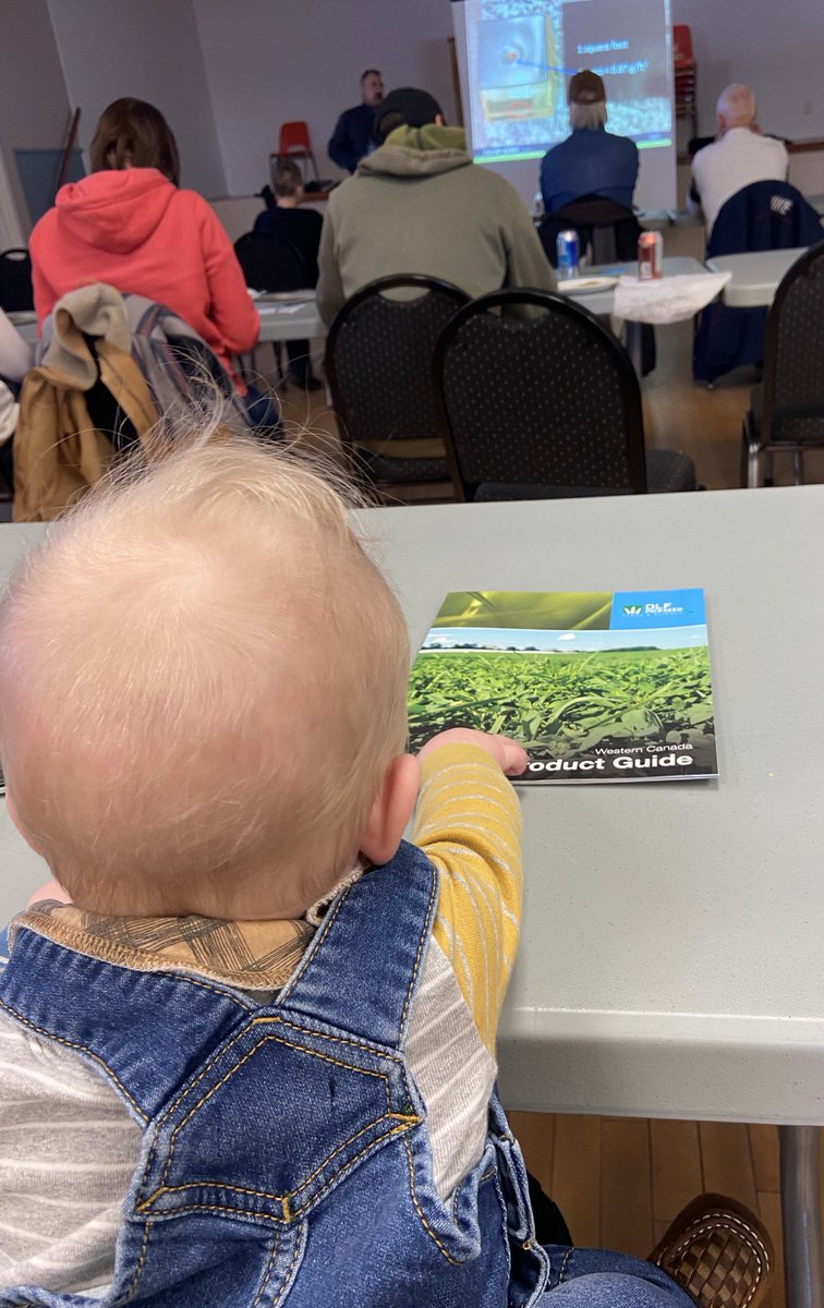 This little farmers first forage meeting! @PrairieCoop