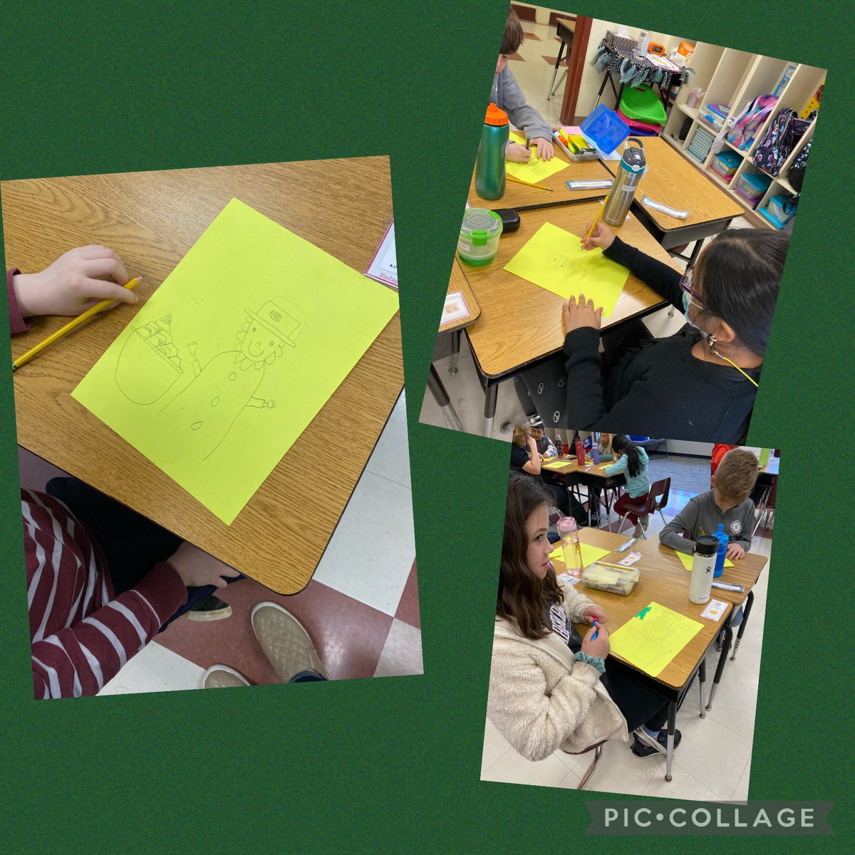 Catching some leprechauns early with a directed drawing on this sunny Friday! #jaguarmax