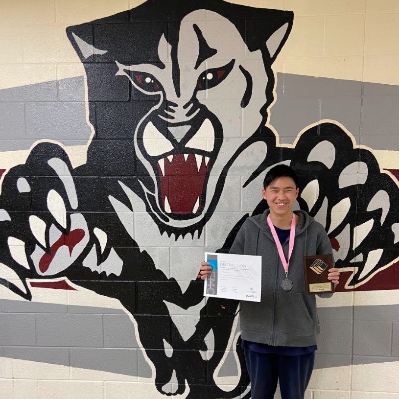 wrdsb's tweet photo. Congratulations to River Yu, a Grade 10 student at @Preston_Panther, for competing in a #math contest at @UWaterloo. Out of the thousands of students who wrote the contest, River placed in the Top 6 of everyone across Canada. We're so proud of you! This makes us very #WRDSBhappy! https://t.co/Pijtw3WLAz