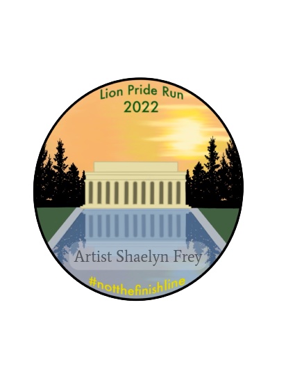 LionPrideRun's tweet photo. We just wanted to give a big shoutout to Shaelyn Frey for being the wonderful artist of our 2022 Lion Pride Run logo! https://t.co/qIdTcs0lQS