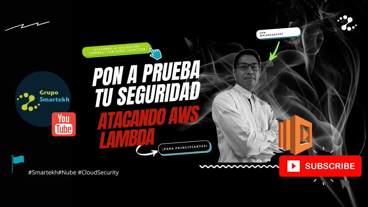 gSmartekh's tweet image. Dale un vistazo al último de 📽 #PonApruebaTuSeguridad 🔏 aquí 👉  hubs.ly/Q015P8X90

Conoce cómo los atacantes pueden tomar ventaja de las vulnerabilidades de una aplicación serverless en Lambda y comprometerla con la ayuda de un ataque de #EventInjection.

#LAMBDA #CTF
