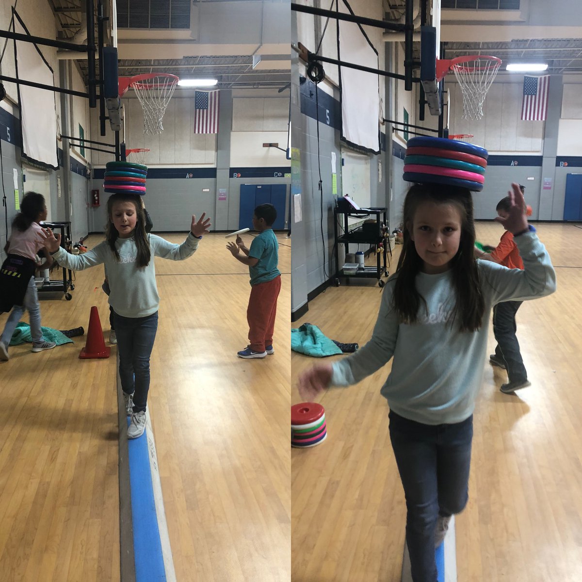 Balance Beam fun! #DESisbest