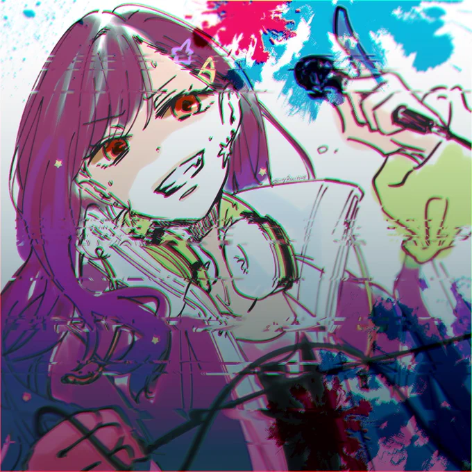 #prsk_FA 
杏ちゃん落書き 