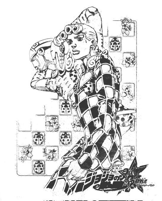 JoJolion artstyle Giorno looks so cool 