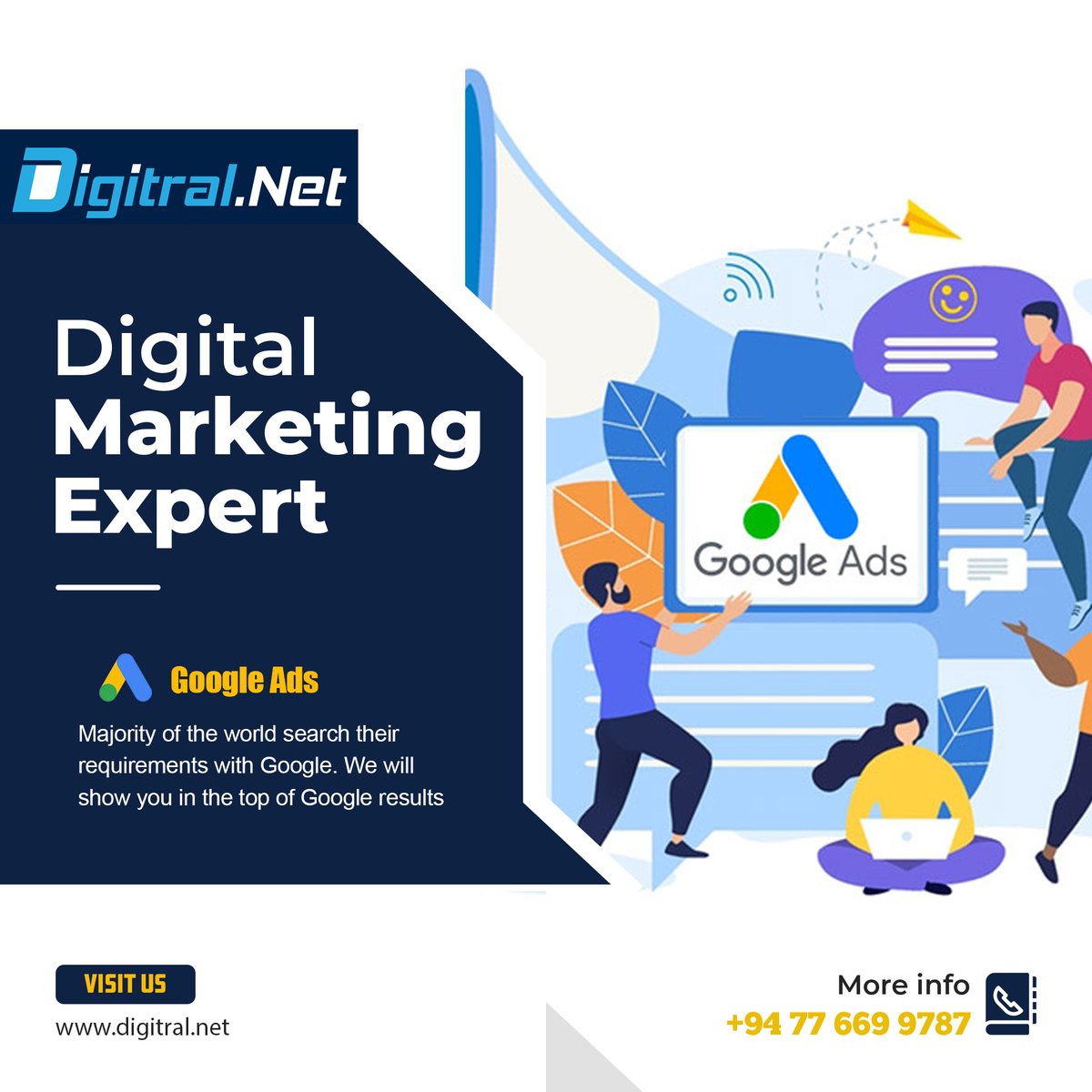 Digitral_Net's tweet photo. 🔥Digital Marketing🔥
🌟Contact Us 🌟

➡️Google Ads  :
✅Majority of the world search their requirements with Google. We will show you in the top of Google results.

For More Info Visit Our Website
https://t.co/vMmROkB2pu

#digitral_net
#digitral
#social_media
#Market_Research https://t.co/sfT71OfwHW