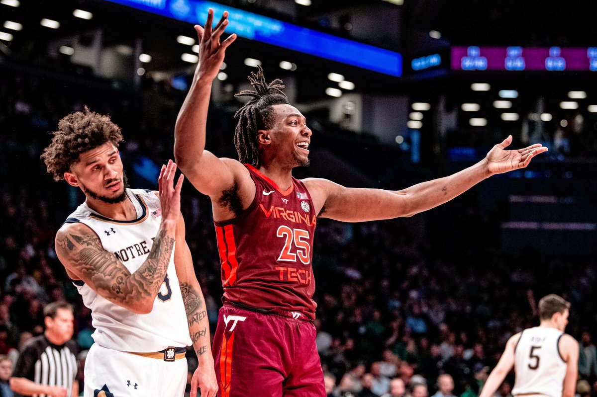 HokiesMBB's tweet photo. J-Mutty on playing in tonight’s @accmbb tourney semifinals:

It's huge. One more day of life. Just trying to make the most out of it. That's all we really can do at this point. https://t.co/kwDhj59wq1