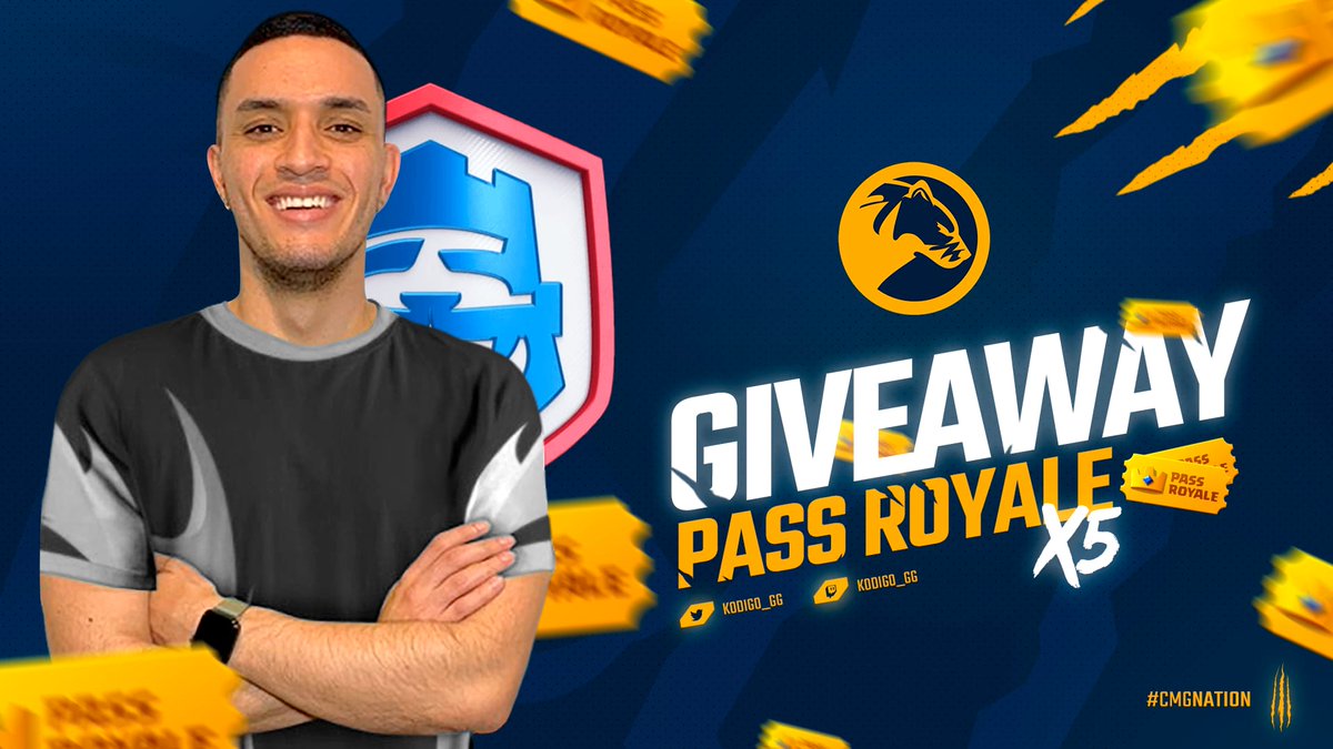 🛑🛑 SORTEO DE 5 PASES ROYALEE!!! 

-Retweet
-Follow @chasmacgaming 

5 GANADORES EL 14/03