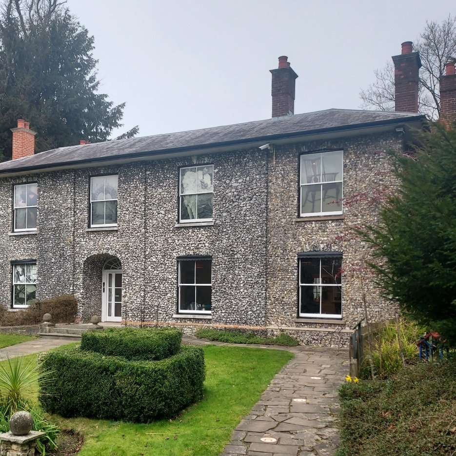 @WycombeMuseum a nice little museum with an emphasis on the local chairmaking industry. Would have appreciated the grounds better if it hadn't started raining.