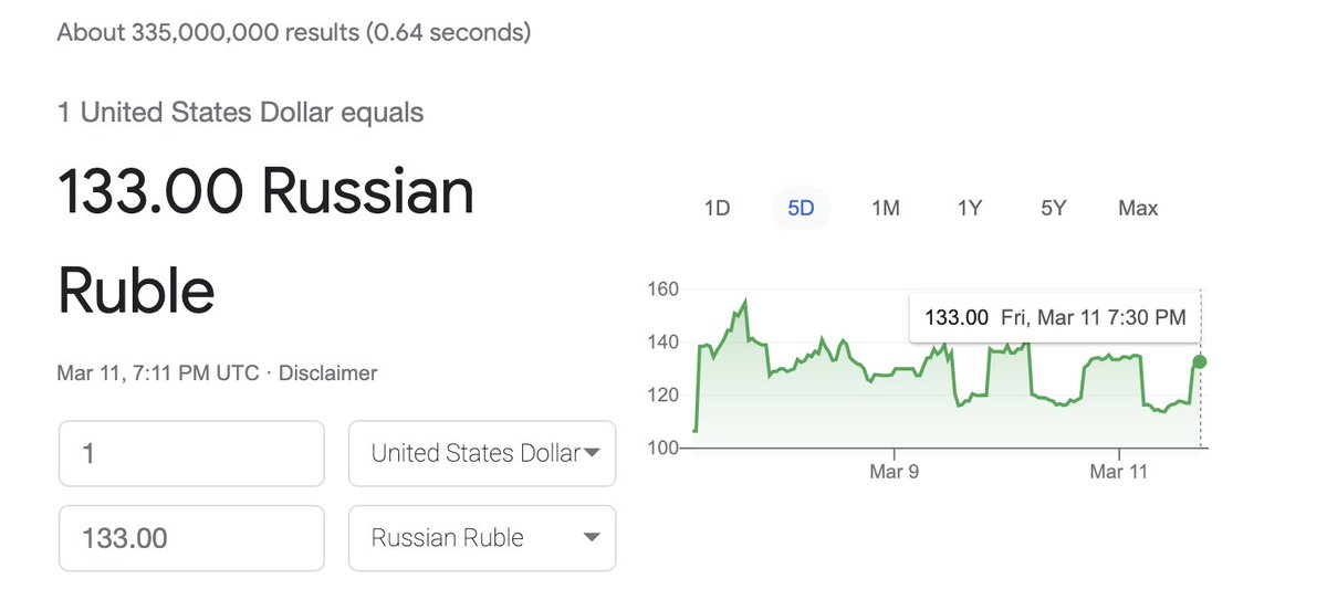 JustTheSpring's tweet image. People who understand forex, why do we see this daily pattern? Ruble stronger (~115/USD) during UTC workday, weaker (~130/USD) otherwise? Related to recent easing of yuan controls? Or is this an artifact of data collection, e.g. based on unrestricted vs restricted forex markets?