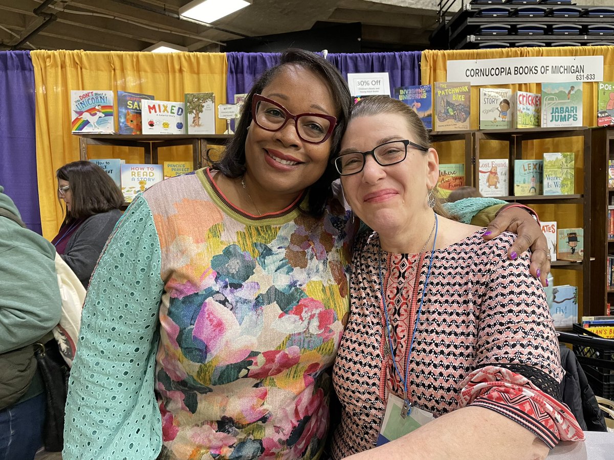 Connecting in real life again is a blessing. ❤️@donalynbooks #IRC2022