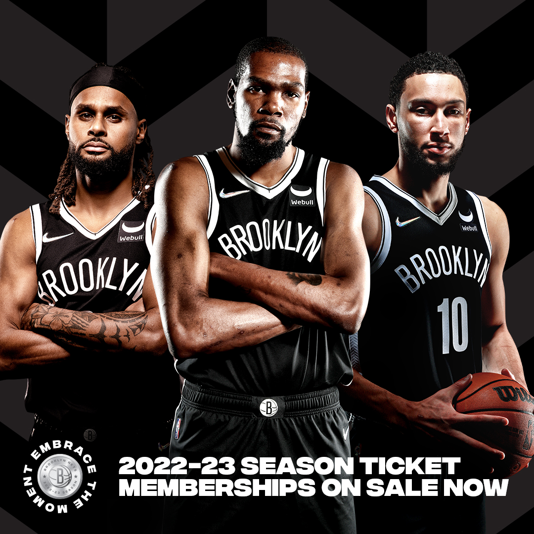 Brooklyn Nets on X: 🎟️ 2022-23 Season Ticket Memberships are on sale now!  👉   / X