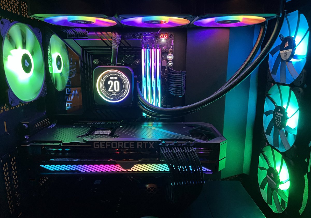 TheSimms's tweet image. New PC in all of its full RBG glory!