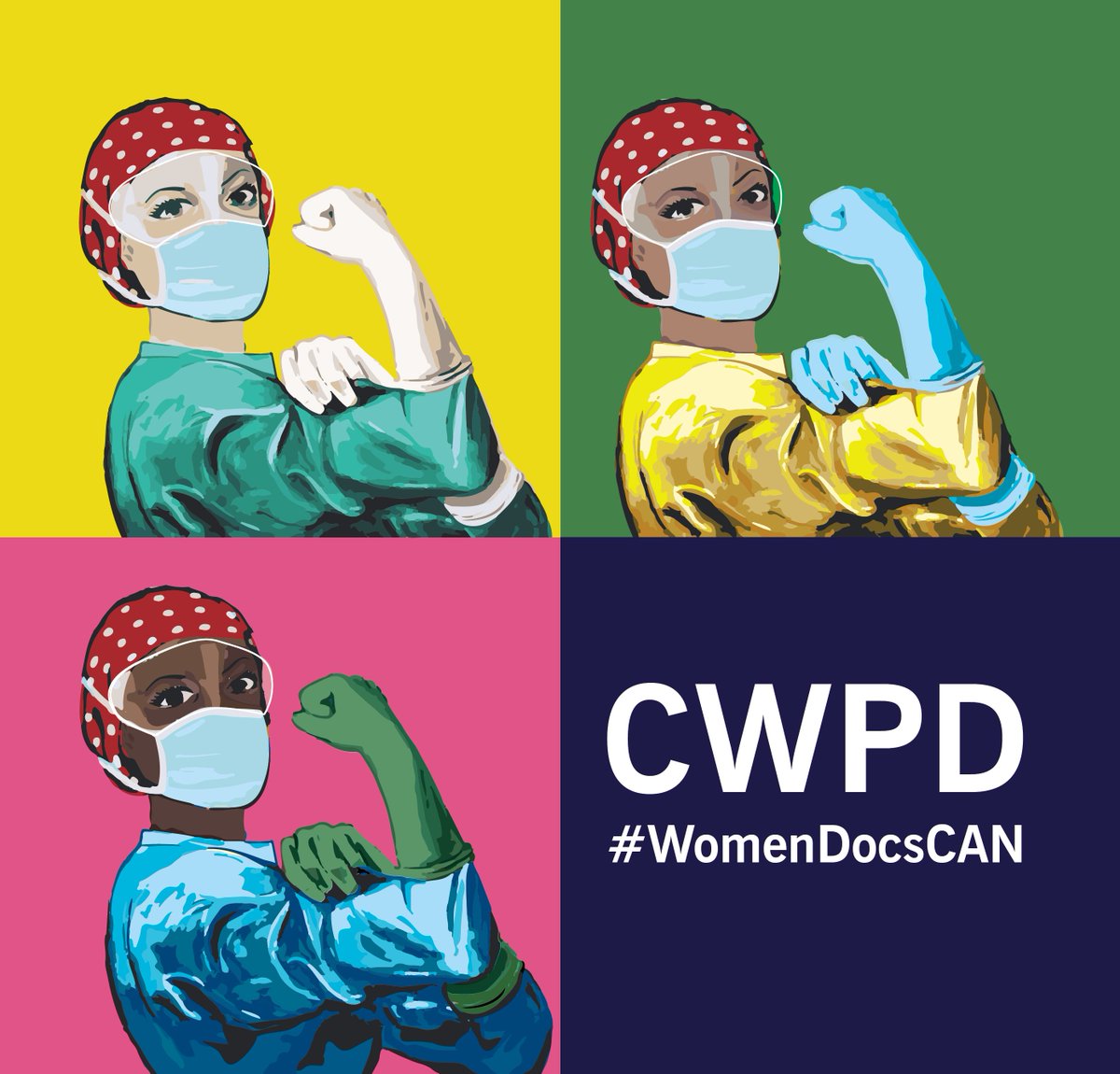 I love this graphic by Dr. Michiko Maruyama in recognition of Canadian Women Physicians' Day (which is today)! #WomenDocsCAN