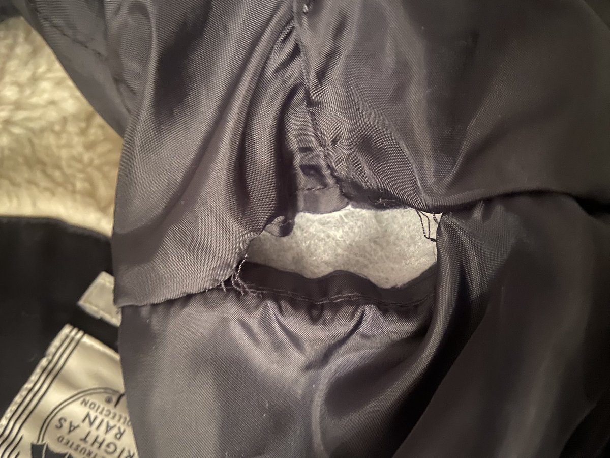 Miss_Nyss's tweet photo. @Joulesclothing so disappointed 😞 I bought Loxley Cosy Coat a month ago and already the lining has come apart inside the arm! https://t.co/fZ2RamzVZK