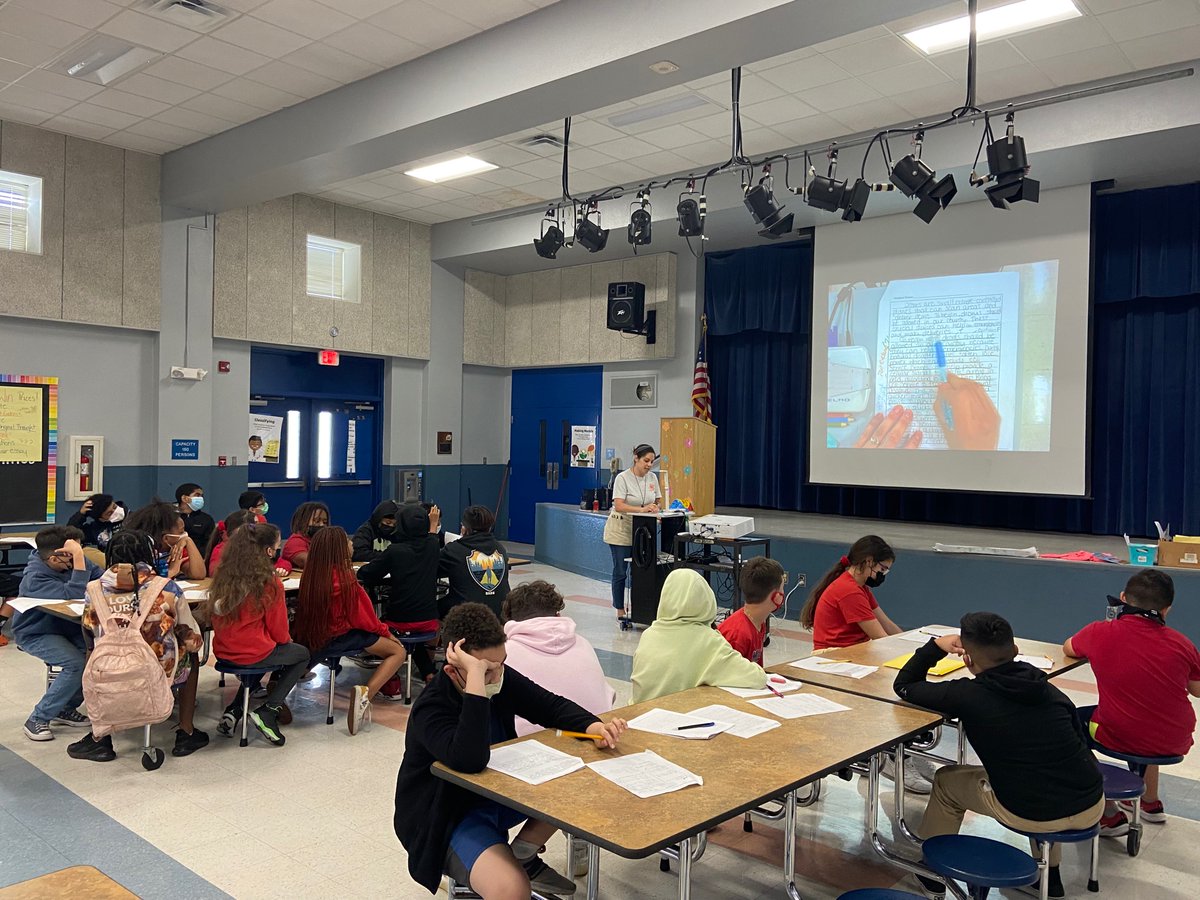 Our 5th Grade Writers worked so hard! Today they were able to revise and edit their pieces.