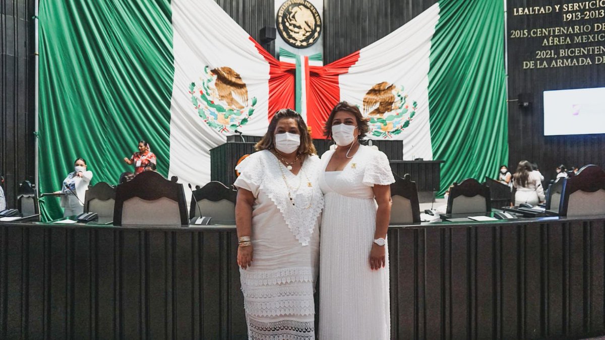 PJEQuintanaRoo's tweet photo. PODER JUDICIAL ACOMPAÑA A MUJERES QUINTANARROENSES EN SU SEGUNDO PARLAMENTO

Las Consejeras, Lic. María de G. Angélica Chan Flores y Lic. María de G. Cámara González, acudieron en representación del @PJEQuintanaRoo a la Sesión con motivo del Segundo Parlamento de Mujeres 2022. https://t.co/F98D12kl81