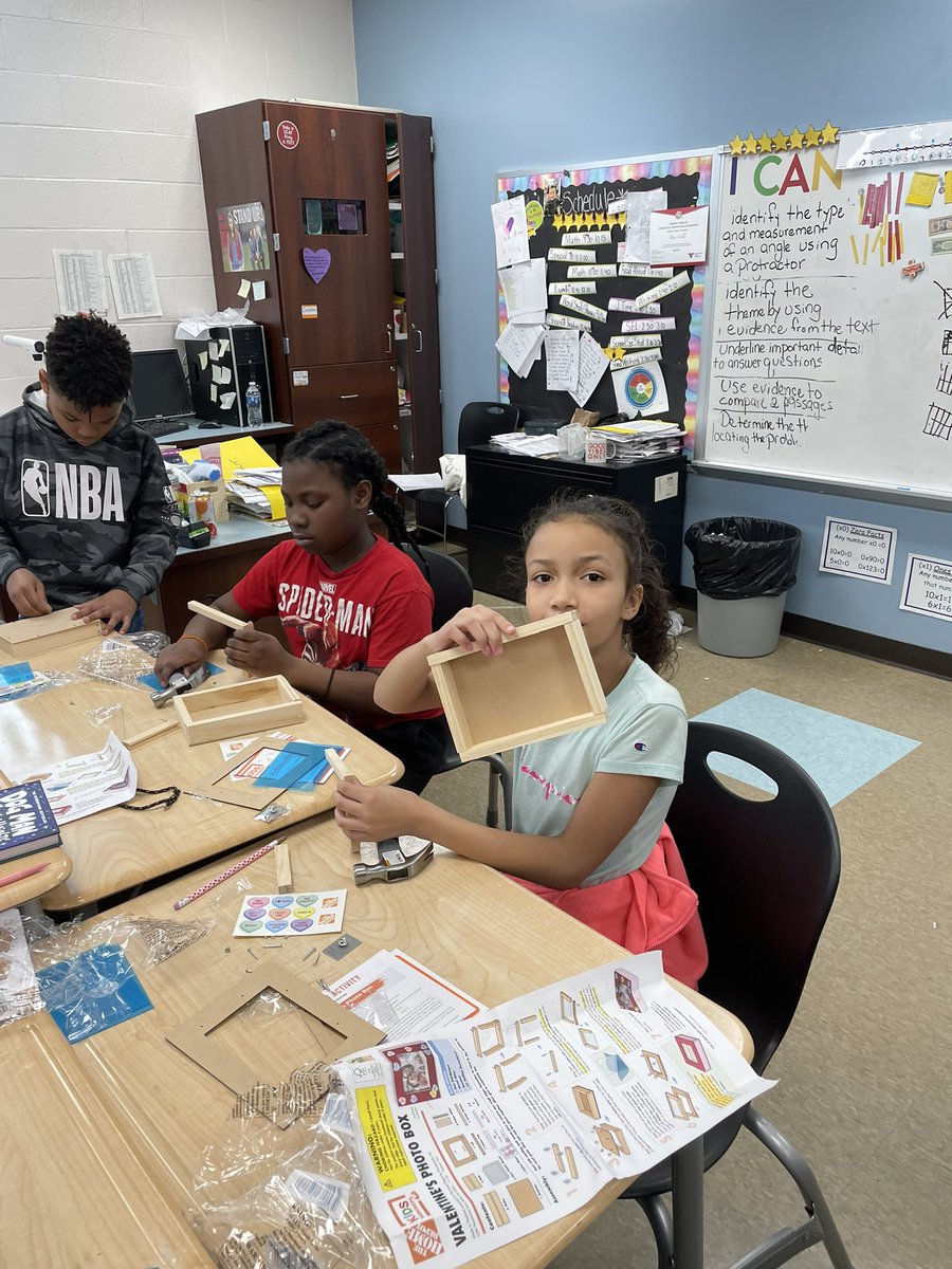 TinaNob98712527's tweet photo. Picture frames and tanks for Hobby Exploration as part of our SEL. Using tools, following directions, and working together. Thank you Mrs. Goodyear and Mr. Ryser for your support. We had the best time! @TheJ35PodWCS #theJWCS #buildingabetterclass https://t.co/qfFeP6zd40