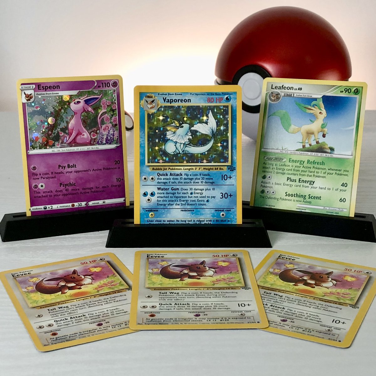 GoodsByJ's tweet photo. ✨ FRIDAY #GIVEAWAY ✨ 

3 Eeveelution sets  😎 

✅ RT &amp; FOLLOW!
✅ Tag someone that has been a positive influence for you 🙏 

3 winners picked Sunday!

I have nothing to promote, except I asked my GF to paint a shiny zard…and omg can we hype her up pls!! 😳 #Art #Pokemon https://t.co/u5YbzjpIqn