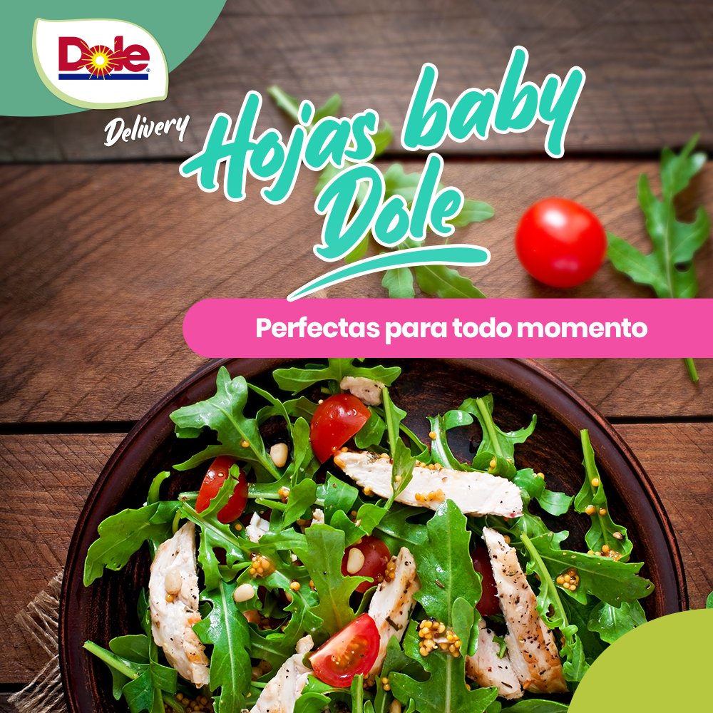 dolechile's tweet photo. El acompañamiento perfecto para tus comidas. Las hojas Baby Dole son saludables y nutritivas, además, una gran fuente de calcio y vitaminas A, C y K. 
¡Cuéntanos cuál es la que no te puede faltar en tu comida!
#ViveSano #ViveDole https://t.co/urfmGavmTg