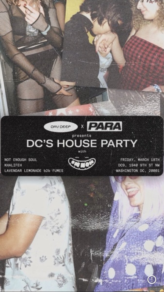 🚨 One week away &amp; first tier are sold out! 
Don’t sleep on the district debut of <a href="/imOMNOM/">OMNOM</a>