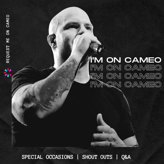 Check out my Cameo profile: v.cameo.com/34NfpnAPjob