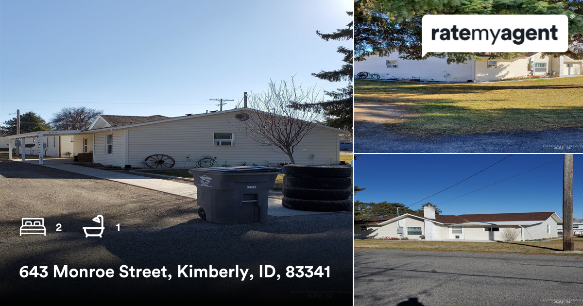jami_whited's tweet photo. 2 🛏 1 🛀 
📍 643 Monroe Street, Kimberly, ID, 83341

My latest sale on #ratemyagent
https://t.co/Dt4ZxJeD0J https://t.co/vuaSMufFBi