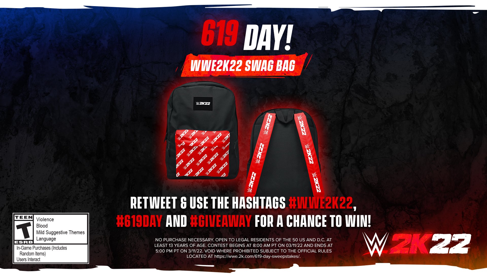 WWE2K22 on Twitter "BACKPACK, BACKPACK!🎒 Here's your chance to win