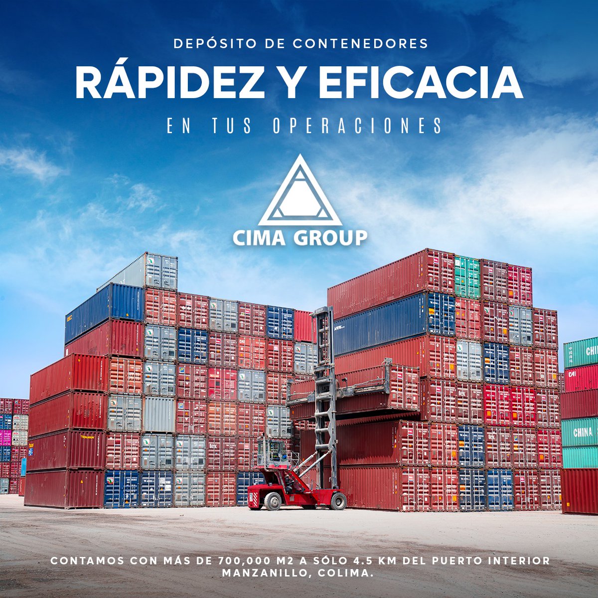 CimaGroupMX's tweet photo. Conoce nuestro depósito de contenedores, contamos con servicio 24/7, plug para contenedores refrigerados, estaciones de lavado de contenedores y vigilancia en todo momento. 

https://t.co/m4TpL401l0
Empresa certificada con la norma ISO-9001-2015 https://t.co/O41UUARN06