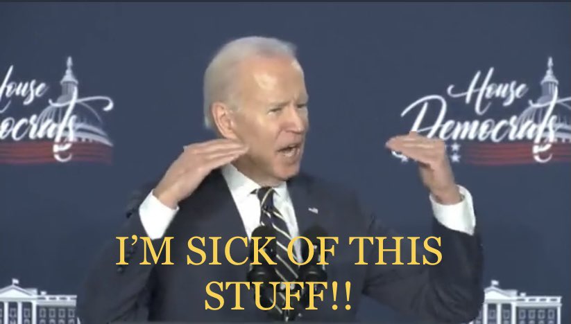 ms_babyrussell's tweet photo. Is this the new “How dare you?” #BidenAnger #BidenIsAFailure #Bidenflation https://t.co/TsDI8D3tas