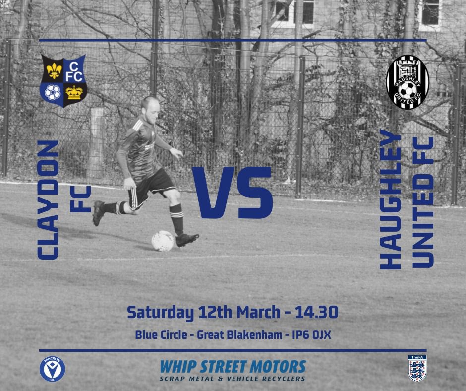 The First team face another tough game, as they lick their wounds and welcome <a href="/HaughleyFc/">Haughley United F.C</a> to the Circle. Cafe open. #StickTogether #OneClub 💙🖤