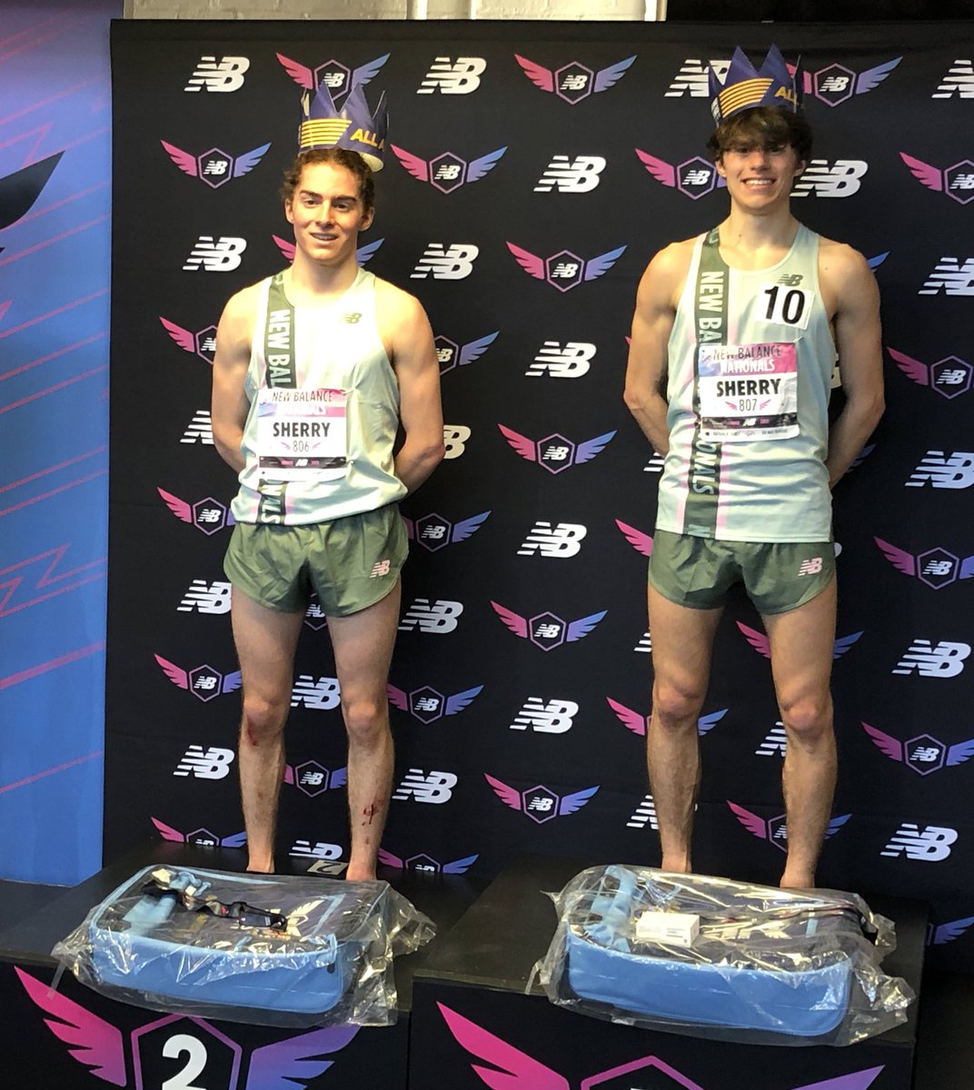 ConardXcTF's tweet photo. OMG, 🤭 only in my wildest dream did I imagine a 1-2 finish today by Gavin Sherry &amp; Callum Sherry in the NBNI 2-mile championship today @ArmoryNYC with Gavin’s State Record 8:48.59 &amp; Callum in HUGE PR 8:50.60👏👏👏👏 @TheRunningAcad  #NBNationals @MaryAlbl @CHSWHAthletics https://t.co/7iuoKGmLEW