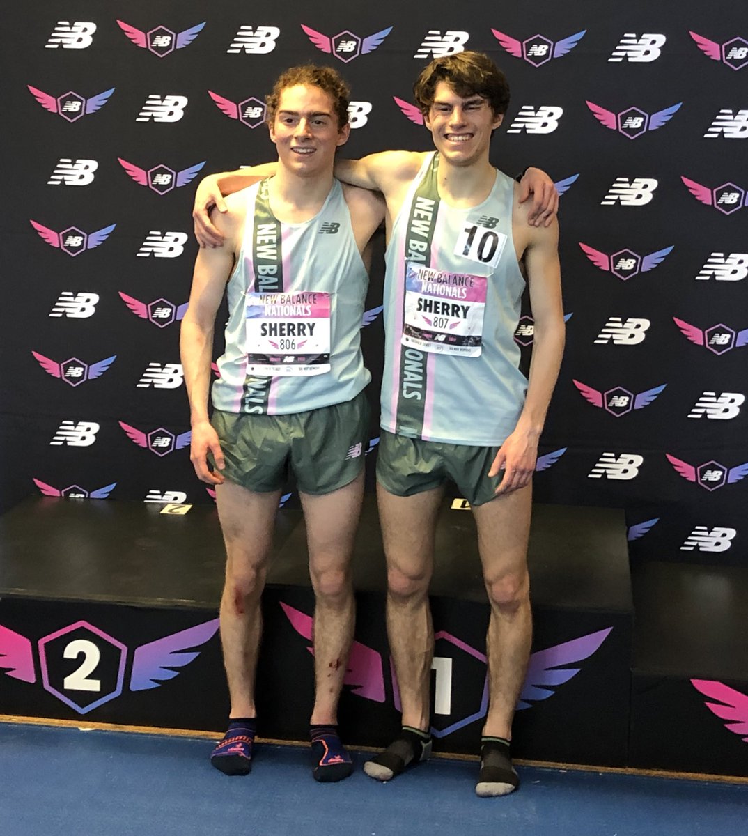 OMG, 🤭 only in my wildest dream did I imagine a 1-2 finish today by Gavin Sherry &amp; Callum Sherry in the NBNI 2-mile championship today <a href="/ArmoryNYC/">The Armory</a> with Gavin’s State Record 8:48.59 &amp; Callum in HUGE PR 8:50.60👏👏👏👏 <a href="/TheRunningAcad/">The Running Academy</a>  #NBNationals <a href="/MaryAlbl/">Mary Albl</a> <a href="/CHSWHAthletics/">Conard Athletics</a>