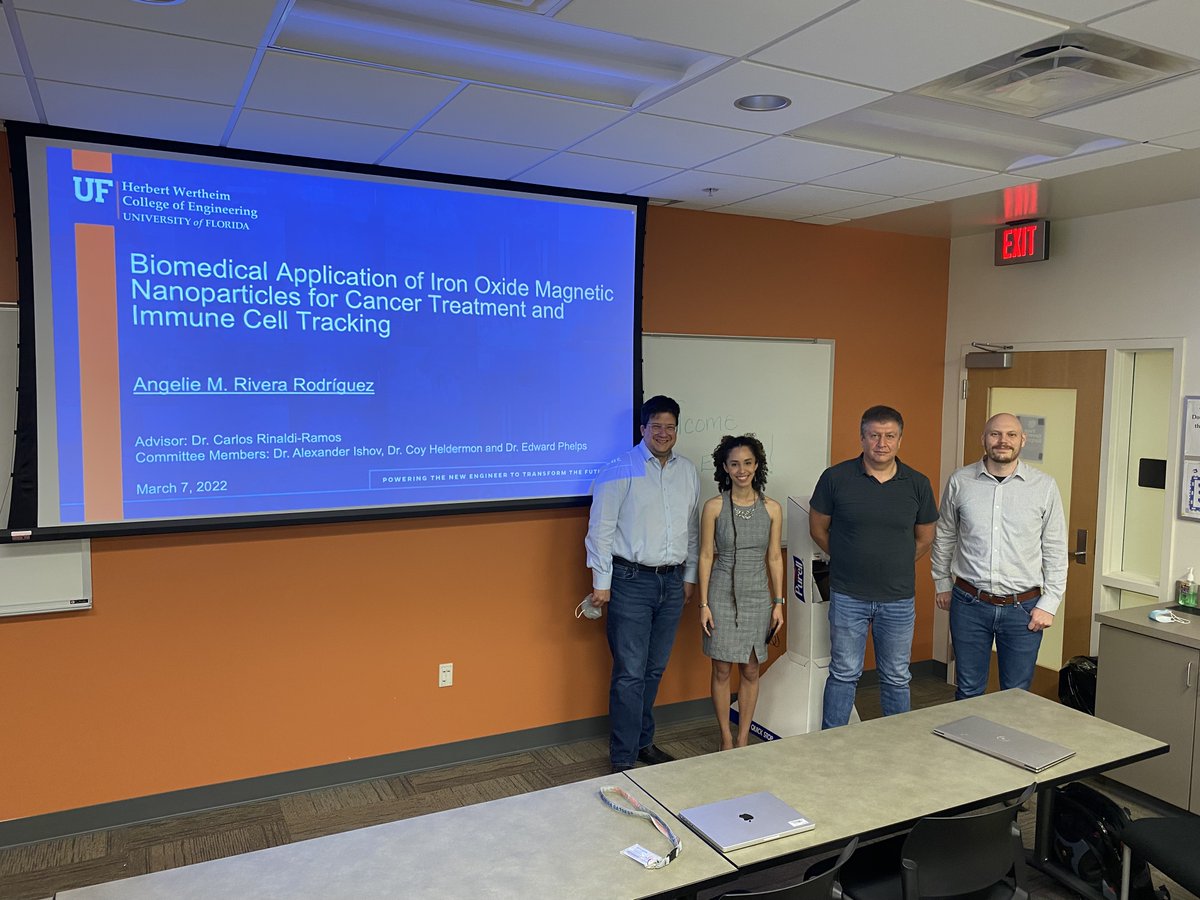AngelieRivera9's tweet photo. On Monday I got to successfully defend my PhD dissertation and 2 days later I got to double celebrate with my 29 birthday. It was 6 yrs of lots of sacrifices, being far away from my family and my husband. Yet, full of lots of accomplishments and learning. @UFBME @UF (1/8) https://t.co/JXeRBNsPaa