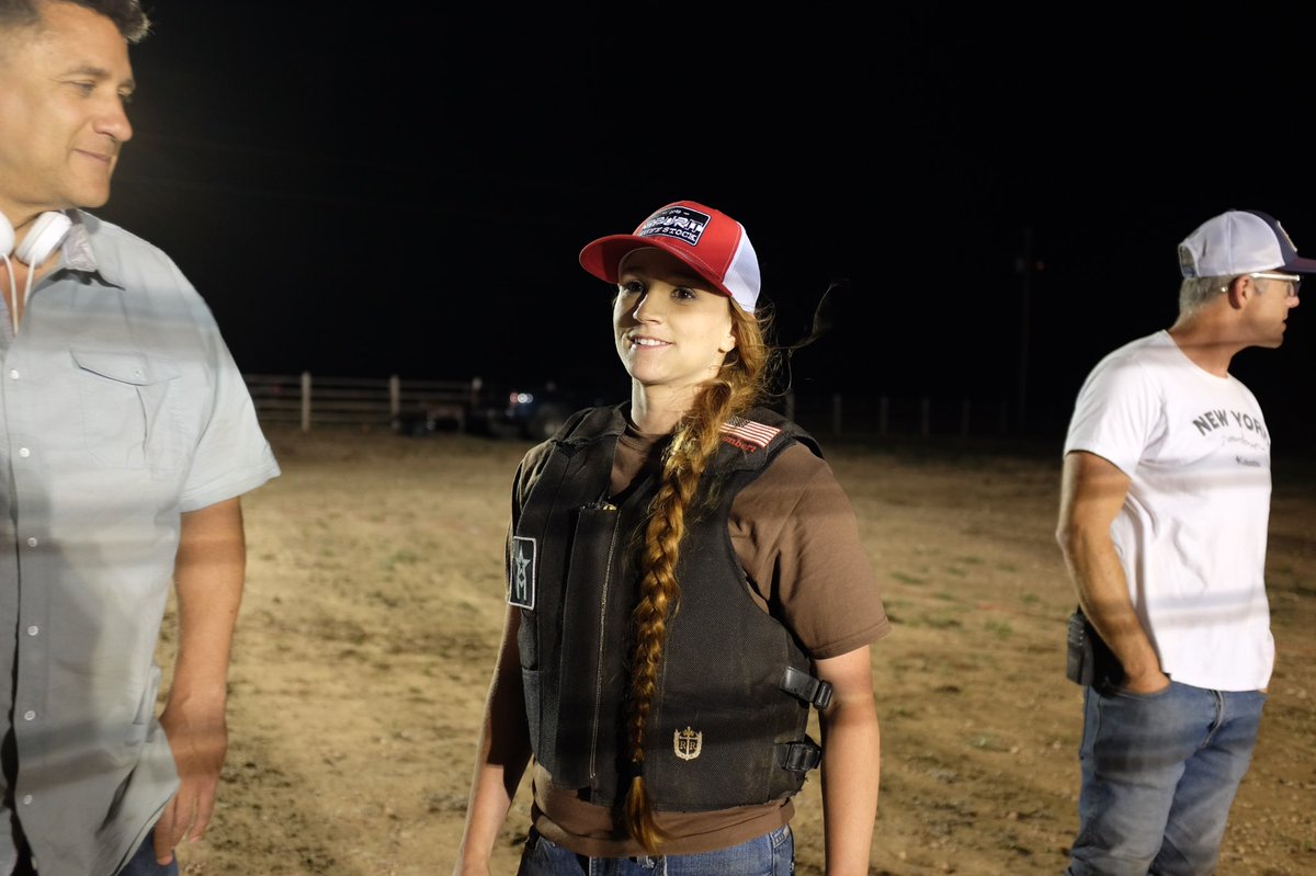Stunt Coordinator Duke Largo (<a href="/realdukelargo/">Duke Largo</a>) took #HUNGUP to the next level. A winning #bullrider, Duke maintained #cowgirl realism, achieved <a href="/AmericanHumane/">American Humane Society</a> Certification w/ her care of our #stunt animals, &amp; kept our riders safe. #IMDb: imdb.com/name/nm1008405… #recognizecrew