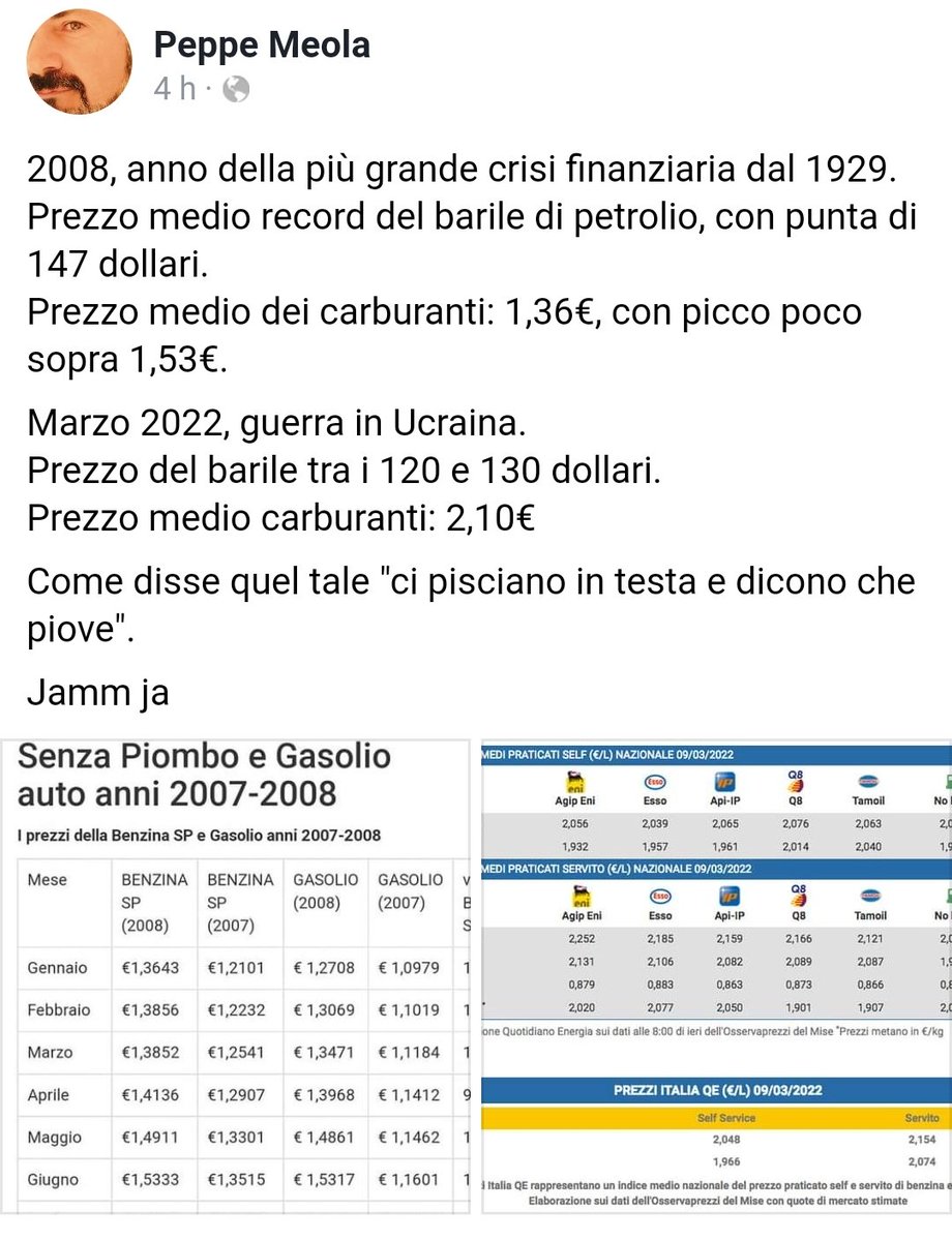 sbkls79's tweet photo. Vero è che al tempo il cambio €/$(USA) era tra 1,5 e 1,4 dollari per 1 euro, ma anche con questo dato non si giustifica l'impennata attuale. https://t.co/5dsNOP0QDy