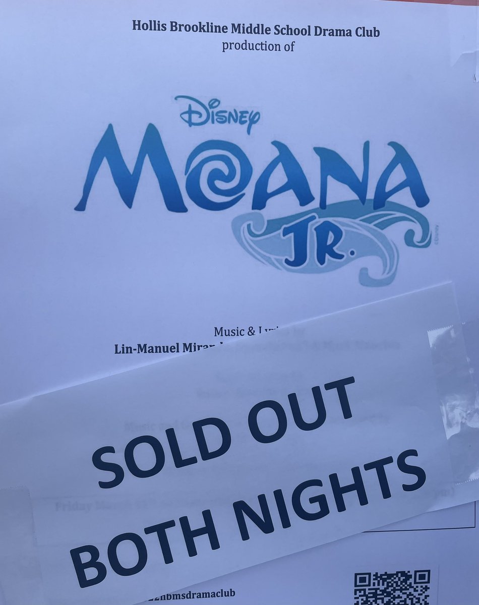 HBmiddleschool's tweet photo. We are so excited for the HBMS Drama Club’s production of Moana Jr! We are all sold out for both nights. Best of luck to all our cast and crew! https://t.co/Br30y5eDwh