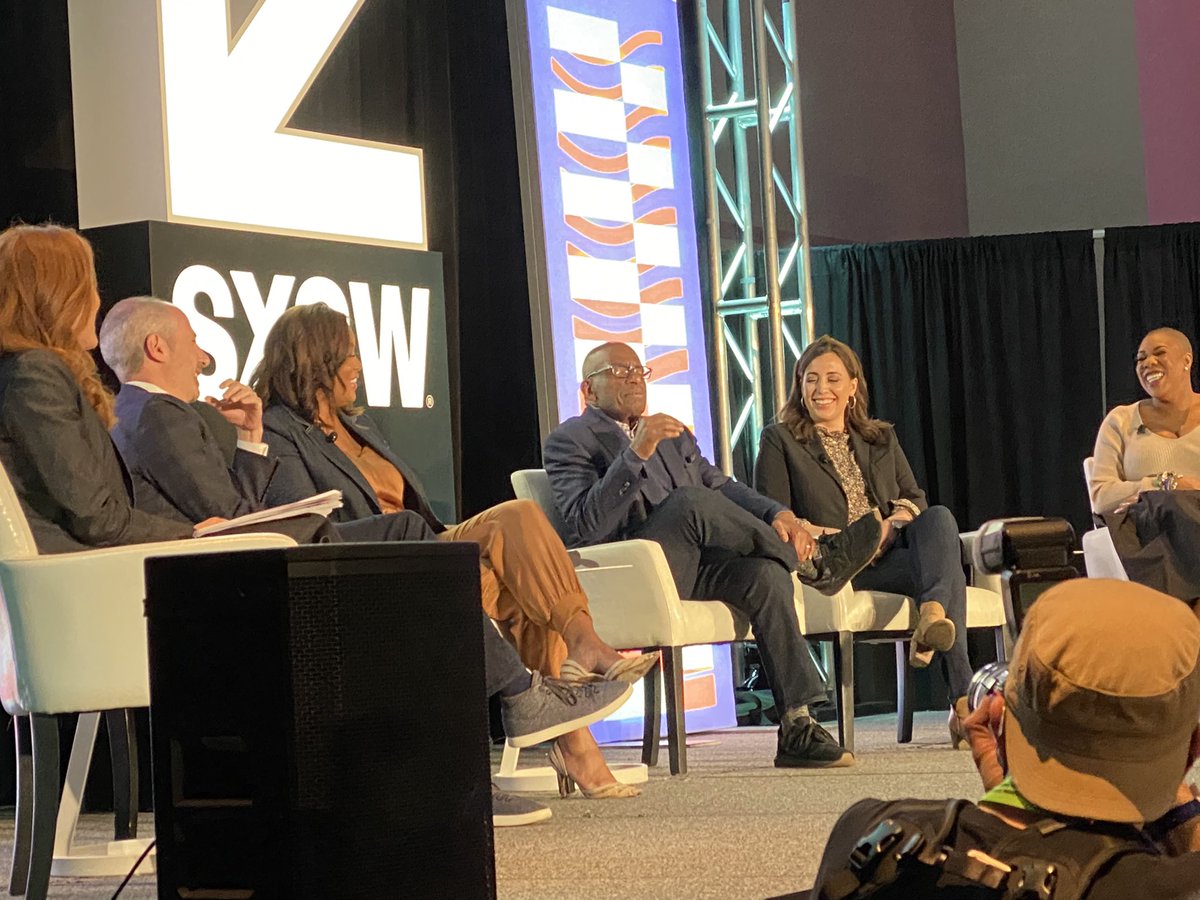 phdofsound's tweet photo. “They watch for people and they watch for stories” Al Roker on why people watch content. Great session - “The Future of News is NOW” at @sxsw @SXSWTheClass https://t.co/s5eqMwtPat