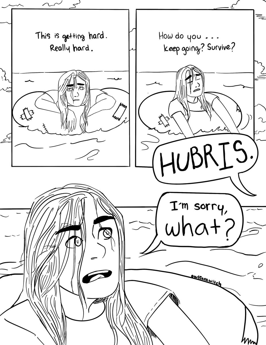 owlface_witch's tweet photo. A comic about living. Pt 1/2

(CW for mentions of death, though like, in a funny way) https://t.co/GjlqwgExTO