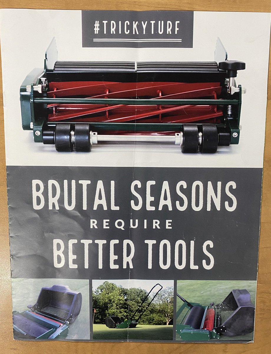 GriffithsJayson's tweet photo. It’s arrived…more than electric…our NEW precision, Classic Cut @HudsonStarMowrs #trickyturf slopes, collars, tie-ins, tee box corners, drop offs…No oil, No⛽️…just foot power 🦶👍 https://t.co/uzI1rSd4wB https://t.co/wY03YxZmUy