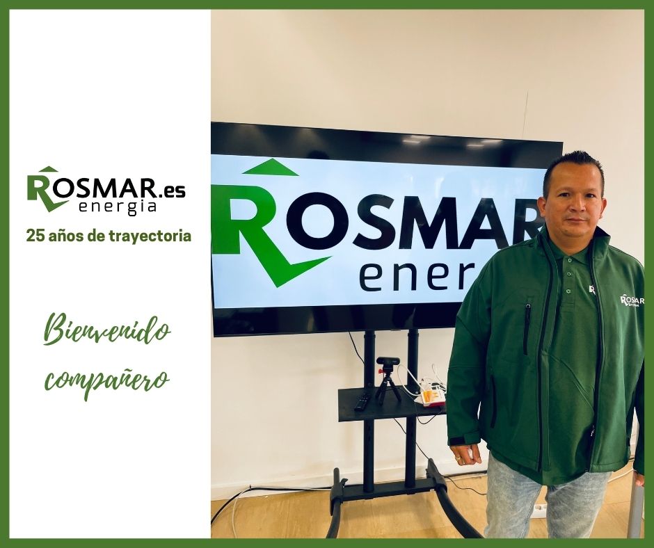 👉 Nuestro equipo de operarios sigue creciendo ante el volumen de proyectos que estamos realizando 👈

💥 Hoy damos la bienvenida a nuestro nuevo compañero Hugo Alexander. Te deseamos muchos éxitos!
rosmarenergia.es

📍 Confía tu proyecto en nosotros ¿hablamos?