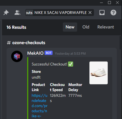 OZONECOOKS's tweet photo. Don't wanna talk about yeezys from today but here's some from the last couple days/today 🙌 S/O @MEKRobotics @acookgroup @VillainProxies https://t.co/rPkJwj3uut