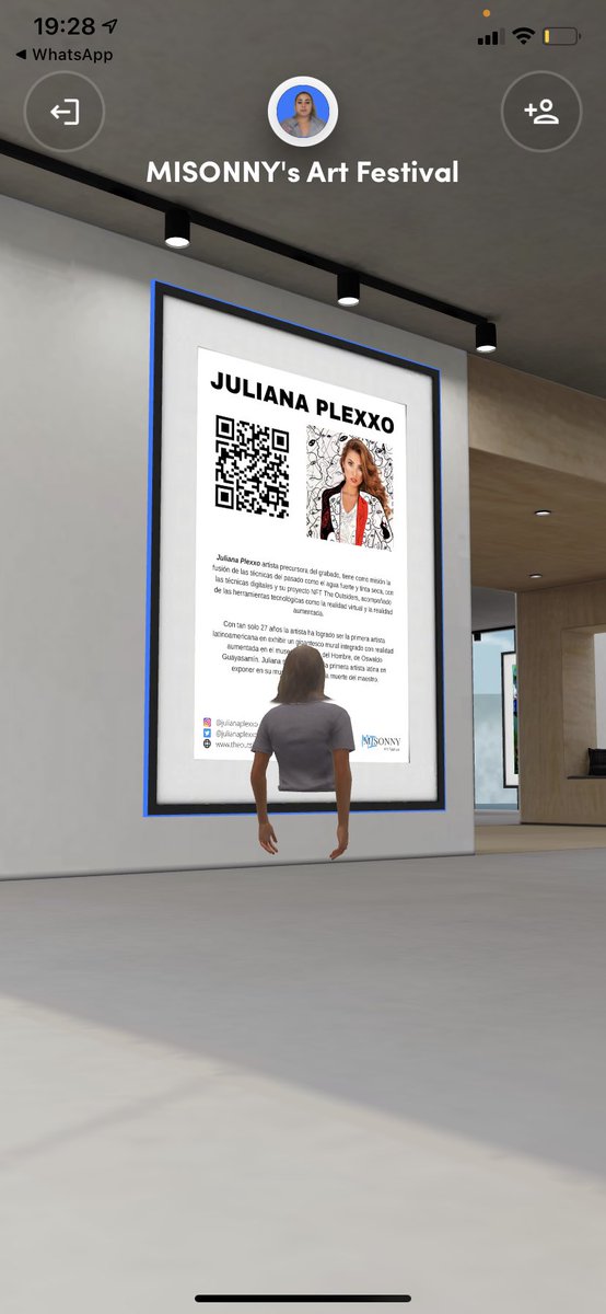 Guys ! See you tomorrow in the <a href="/misonnyartf/">MISONNY Art Festival</a> METAVERSE ⚡️with <a href="/TheOutsidersNFT/">The Outsiders</a> and <a href="/julianaplexxo/">Juliana Plexxo</a> live gallery tour ⚡️❤️‍🔥 @MetaSpatial_io 💪🏾💪🏾 i will be exhibiting with great artists like  @sarahmain_art 💜⚡️💜 join us for a virtual tour tomorrow 12:00-1300 18:00-19:00 UTC