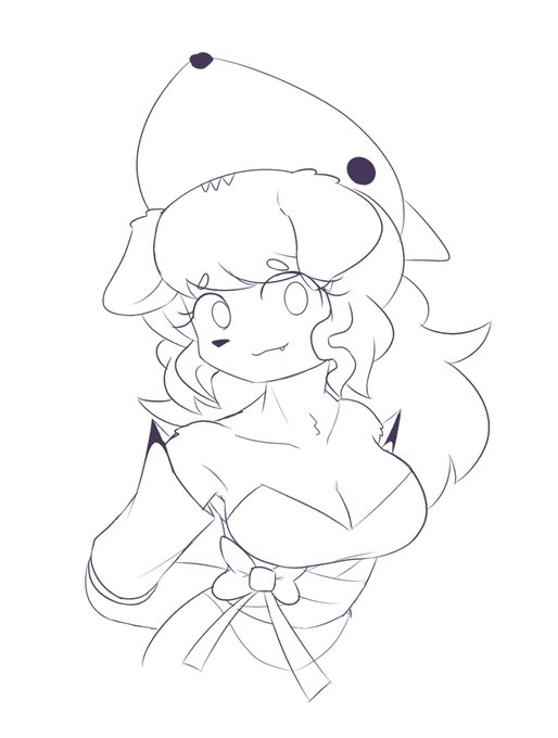 wip 

furry char (i like to think she's a border collie) 