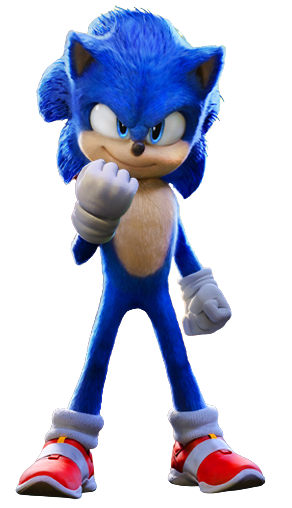 Redscreen on X: with a full body render found, here's a transparent sonic # SonicMovie #SonicMovie2 #SonicMovie3  / X