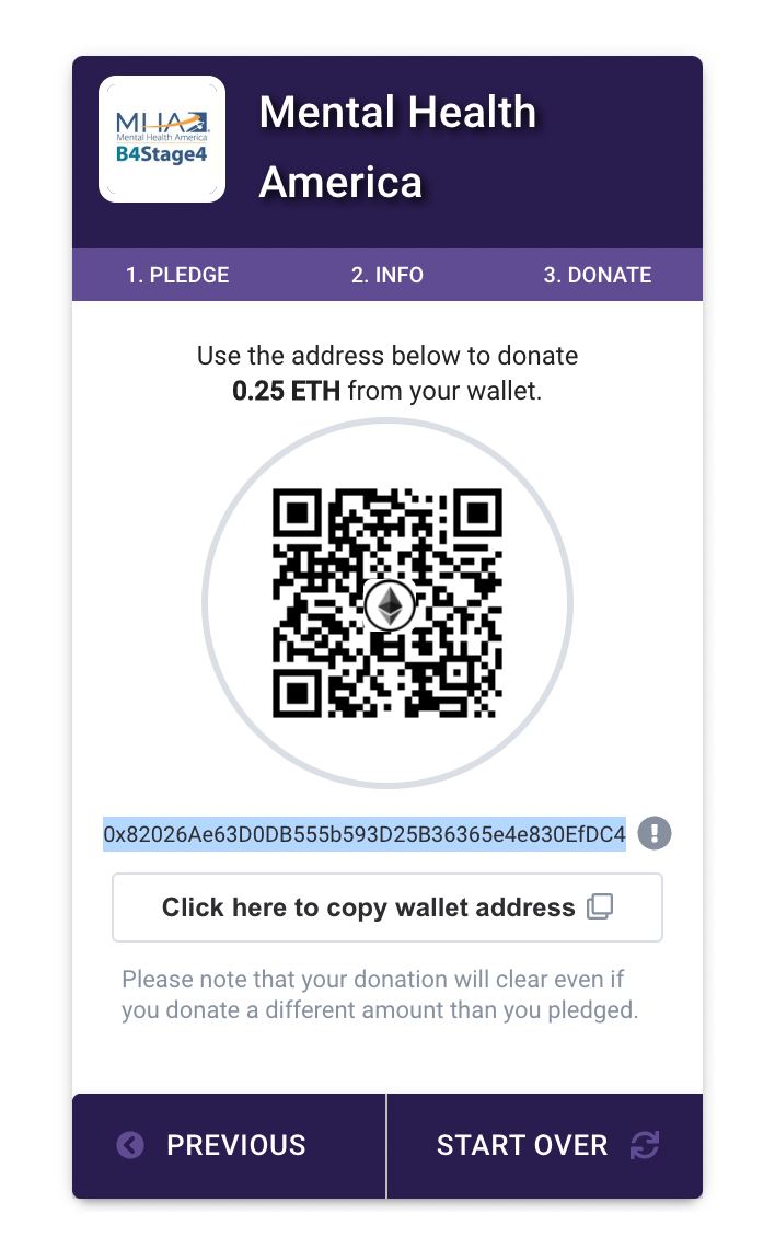 goodmentaltoken's tweet image. etherscan.io/tx/0x312577116…

We have made our first donation to Mental Health America!

Many more to come. ☀️