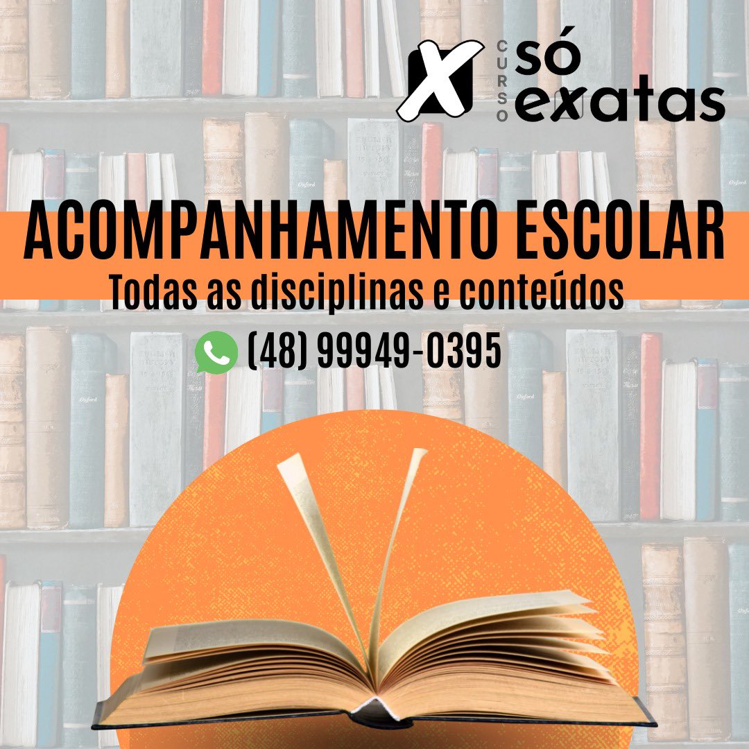 so_exatas's tweet photo. Com a Central de Aulas Particulares do Curso Só Exatas, você direciona os estudos conforme sua necessidade e tempo disponível. Além disso, você começa o ano sem dúvidas e sem conteúdos acumulados. Faça contato conosco 📲(48) 99949-0395. https://t.co/tmfPpPAFqm