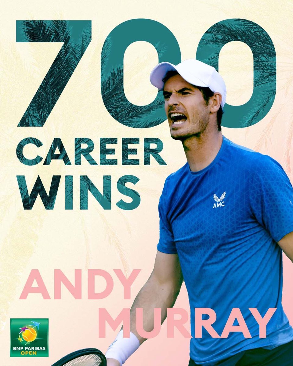 The Brit who won't quit 👏

#IndianWells | <a href="/andy_murray/">Andy Murray</a>